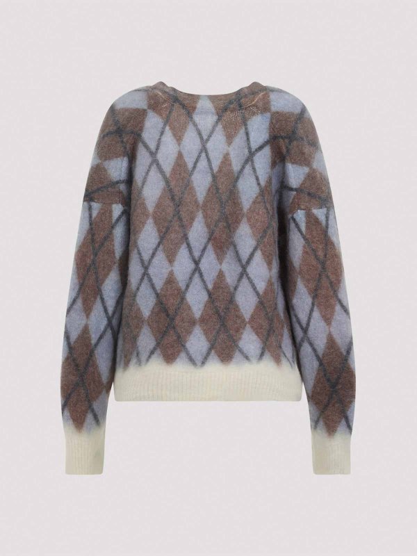 Acne Studios: Cardigans online - Cardigan - Marron