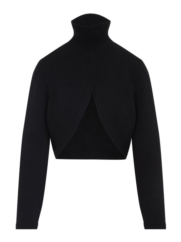 Alaïa: クルーネック - クルーネック - 黒