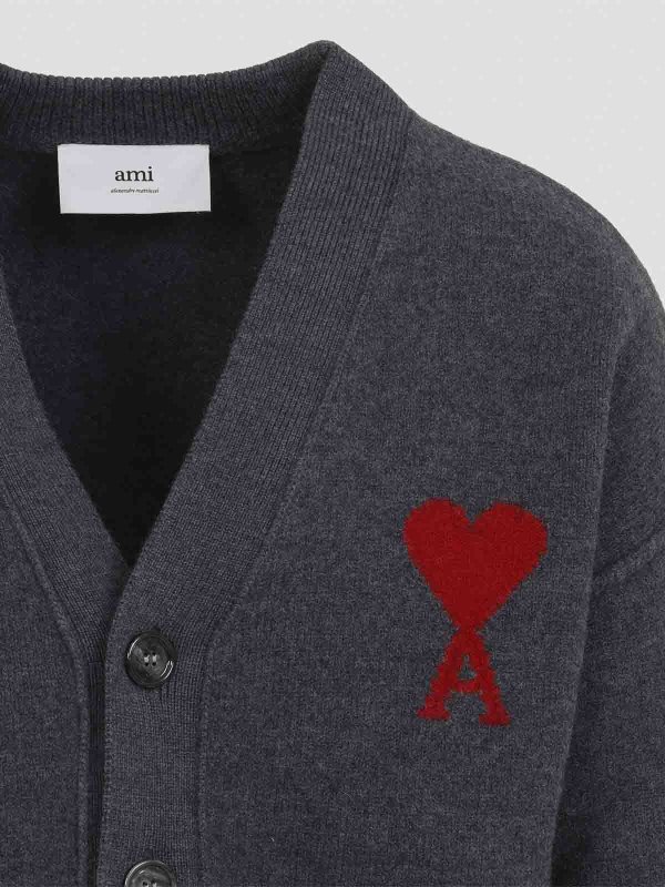 The Best Shops AMI PARIS: cardigans - Adc Cardigan