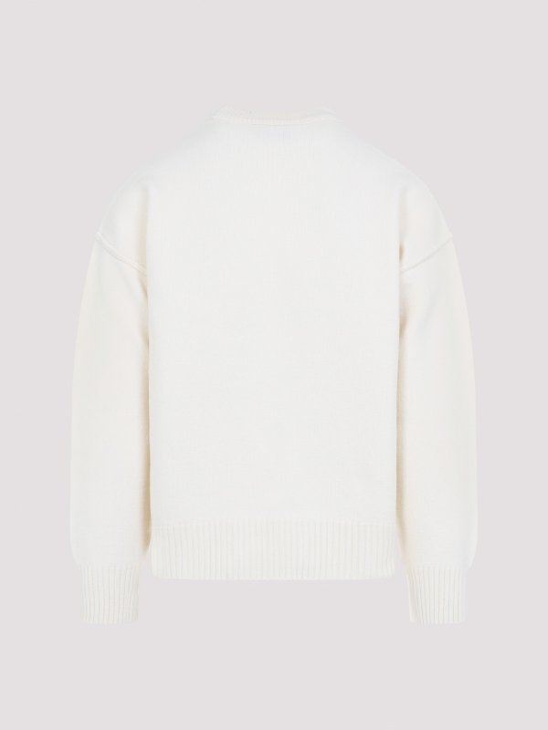 AMI PARIS: Pull col rond online - Pull Col Rond - Noir