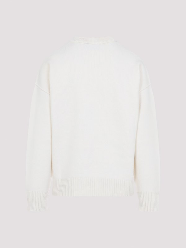 AMI PARIS: Pull col rond online - Pull Col Rond - Rouge