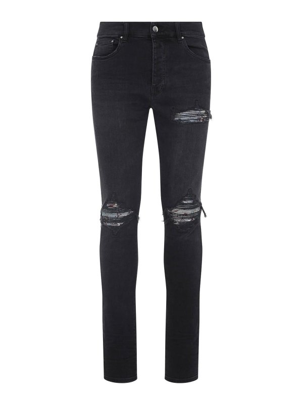 AMIRI: Jeans évasés - Jean Bootcut - Noir