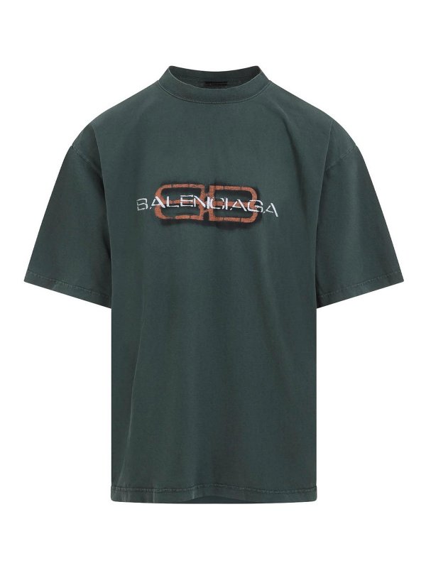 BALENCIAGA: t-shirts - Medium Fit T-Shirt