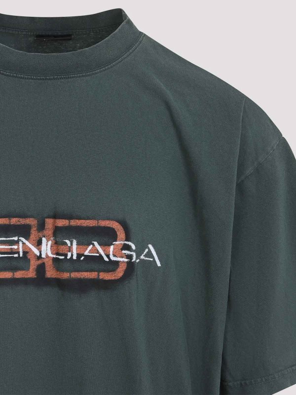 The Best Shops BALENCIAGA: t-shirts - Medium Fit T-Shirt