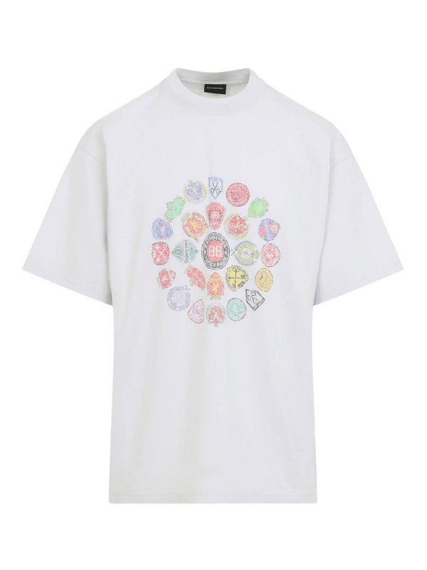 BALENCIAGA: Camisetas - Camiseta - Blanco