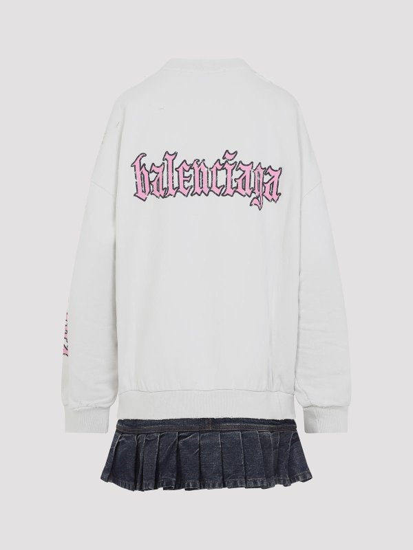 BALENCIAGA: short dresses online - Hybrid Mini Dress