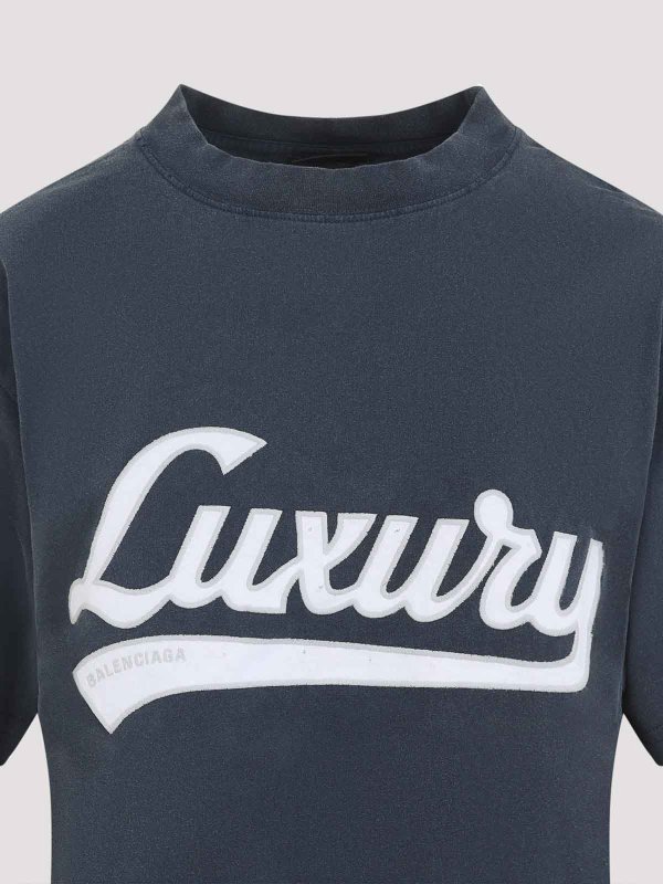 The Best Shops BALENCIAGA: Camisetas - Camiseta - Azul Oscuro