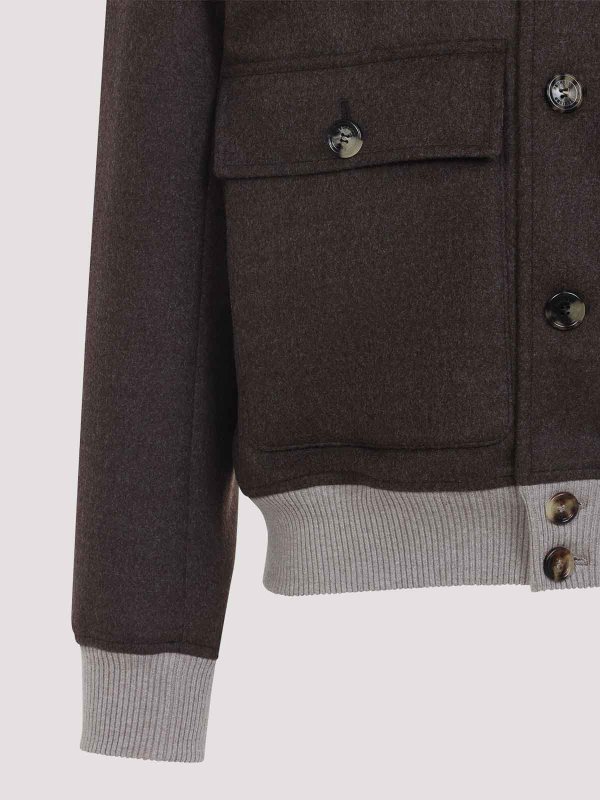 The Best Shops BRUNELLO CUCINELLI: bombers - Wool Bomber Jacket