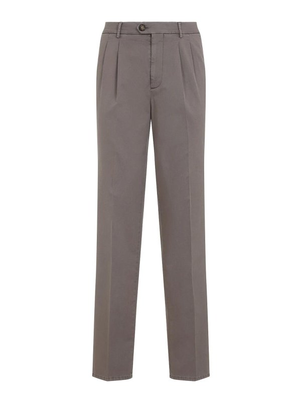 BRUNELLO CUCINELLI: Casual Hosen - Casual Hose - Taupe