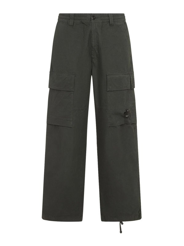 C.P. COMPANY: Casual Hosen - Casual Hose - Grün