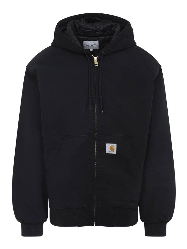 CARHARTT: カジュアルジャケット - カジュアルジャケット - 黒