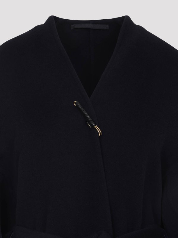 The Best Shops CARVEN: short coats - Wool Wrap Coat