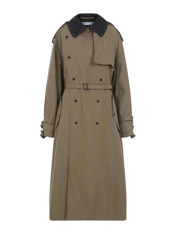 CARVEN: trench coats - Ca307 Trench Coat