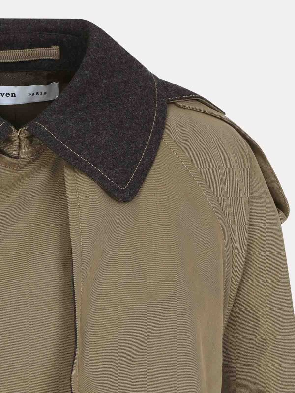 Ca307 Trench Coat shop online: CARVEN