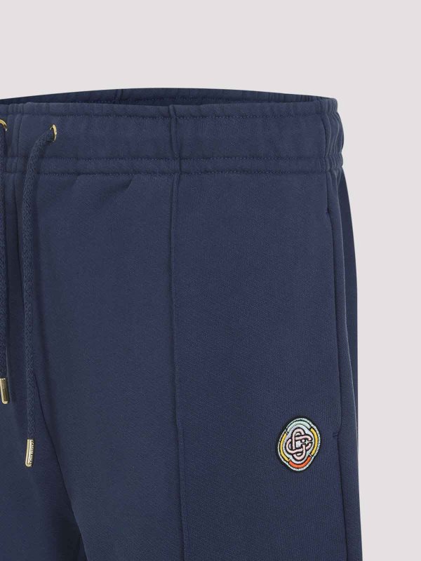 The Best Shops CASABLANCA: スウェットパンツ - トラックスーツ ボトムス - ブルー