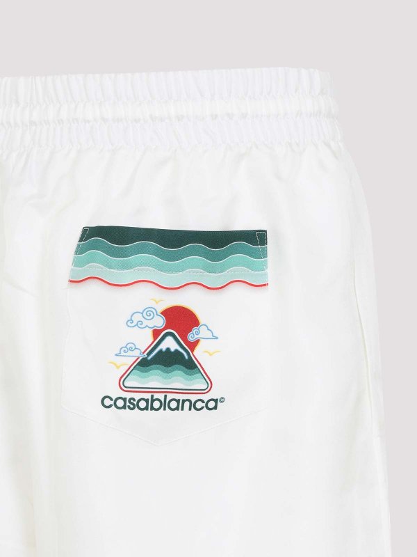 The Best Shops CASABLANCA: Trousers Shorts - Drawstring Shorts