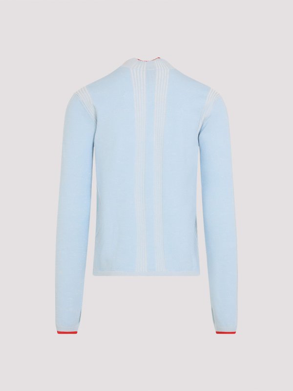 CASABLANCA: Suéteres con cuello pico online - Suéter Cuello Redondo - Azul