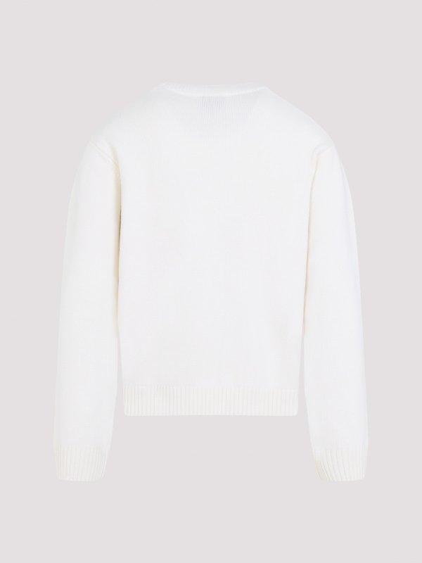 CASABLANCA: クルーネック online - クルーネック - 白