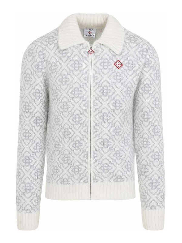 CASABLANCA: Sweatshirts und Pullover - Sweatshirt - Weiß