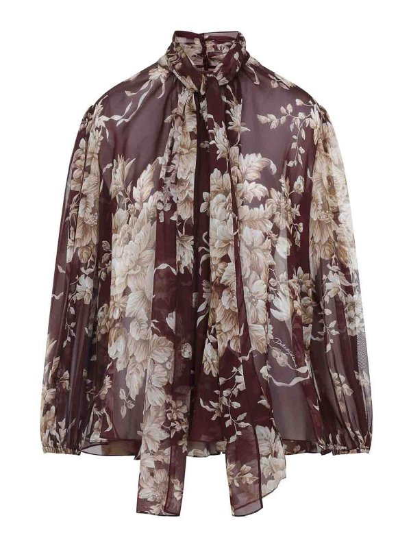 DOLCE & GABBANA: shirts - Dolce & Gabbana Silk Shirt