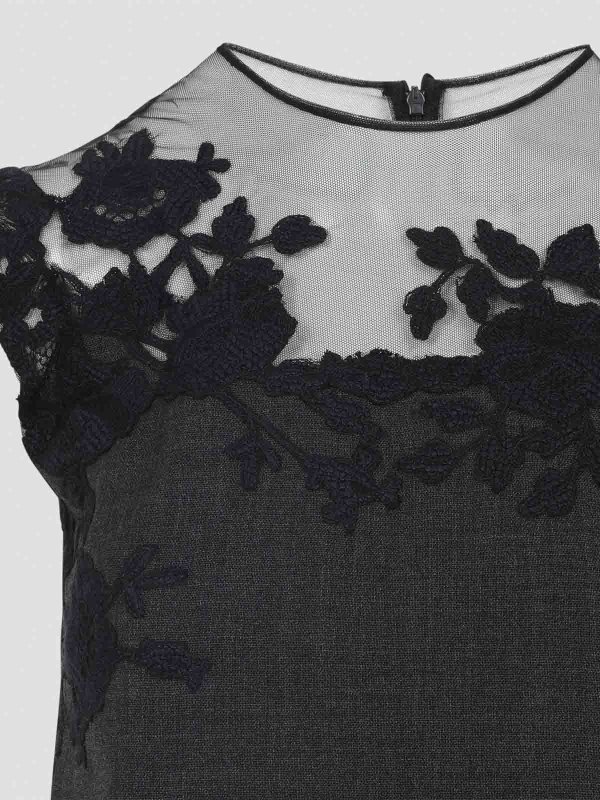 Kurzes Kleid - Grau shop online: ERMANNO SCERVINO