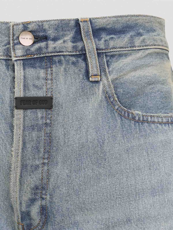 The Best Shops FEAR OF GOD: ブーツカットジーンズ - ブーツカットジーンズ - ライトウォッシュ