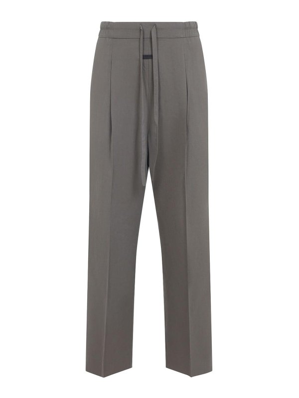 FEAR OF GOD: casual trousers - Drawstring Straight Pants