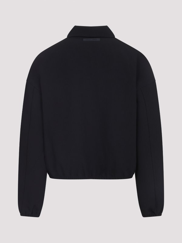 FEAR OF GOD: casual jackets online - Bonded Canvas Zip-Up Jacket