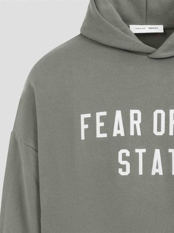 The Best Shops FEAR OF GOD: Sweatshirts & Sweaters - 90S Fit Fleece Hoodie