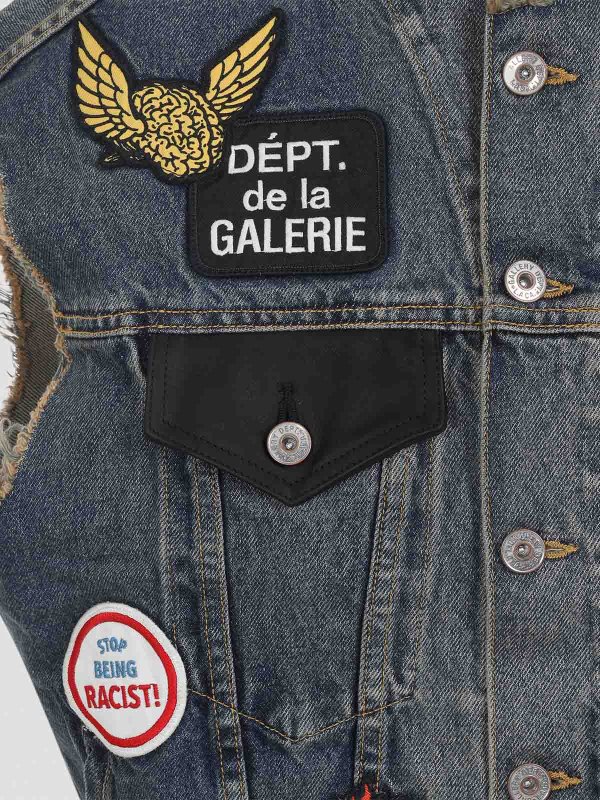 Chaleco - Azul shop online: GALLERY DEPT.