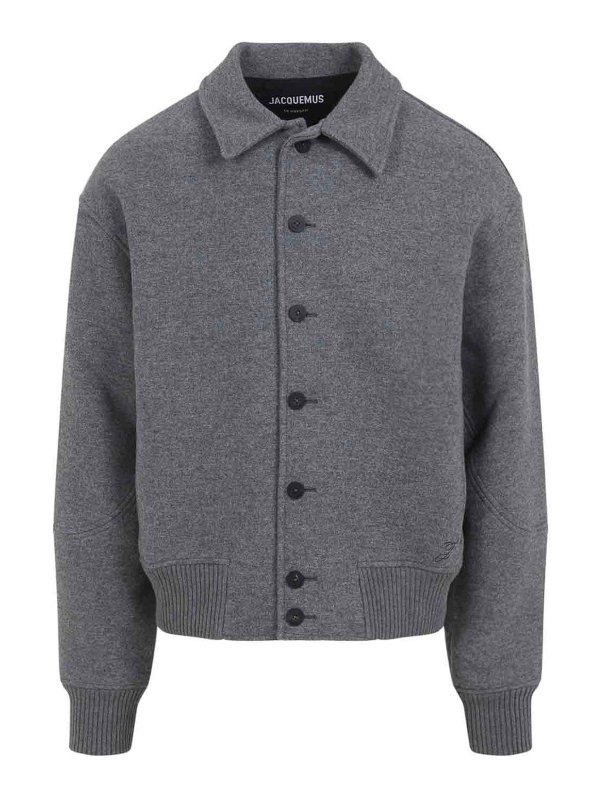 JACQUEMUS: bombers - Le Bomber Feltro Jacket