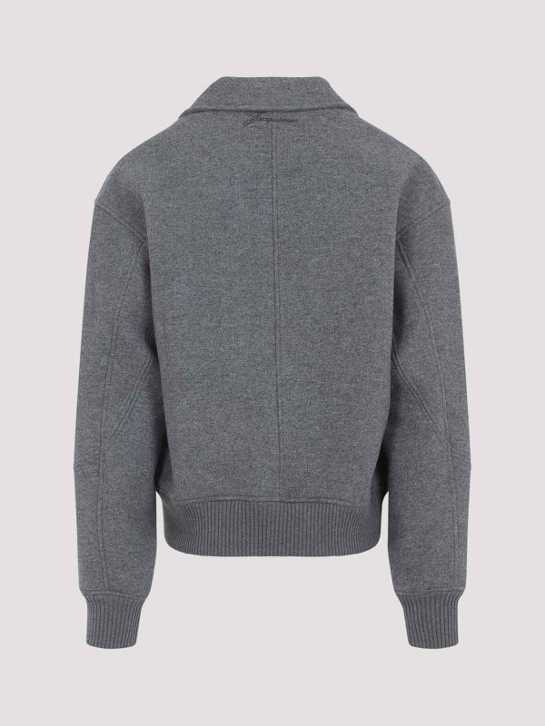 JACQUEMUS: bombers online - Le Bomber Feltro Jacket