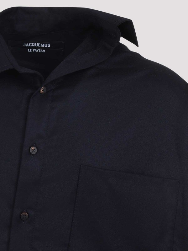 The Best Shops JACQUEMUS: シャツ - シャツ - ダークブルー