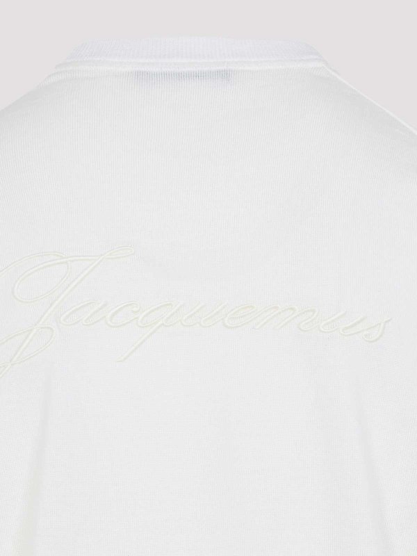 The Best Shops JACQUEMUS: Suéteres con cuello pico - Suéter Cuello Redondo - Crema