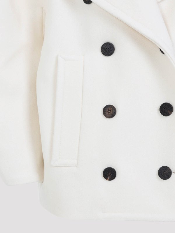 Kurzer Mantel - Creme shop online: JACQUEMUS