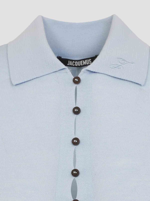 The Best Shops JACQUEMUS: Poloshirts - Poloshirt - Blau