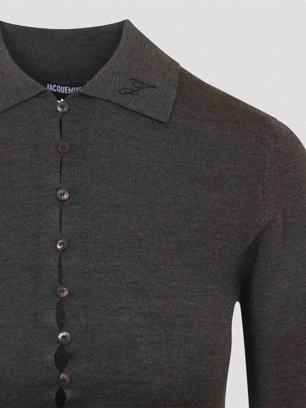 Poloshirt - Dunkelbraun shop online: JACQUEMUS