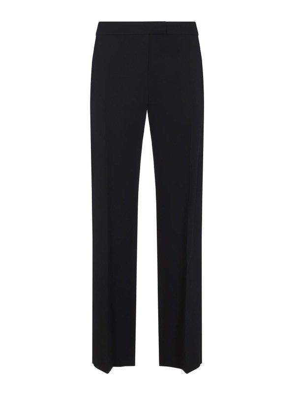 KHAITE: Pantalones casual - Pantalón Casual - Negro