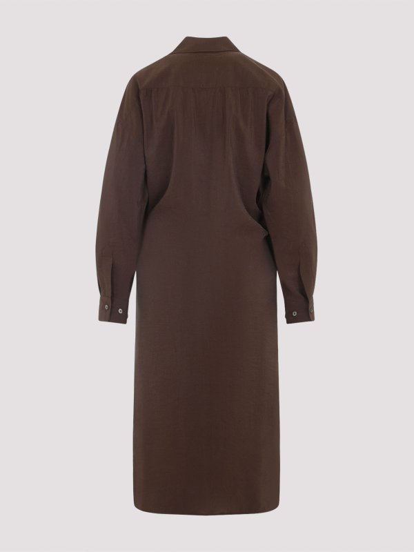 LEMAIRE: ニーレングスドレス online - 膝丈ドレス - ブラウン