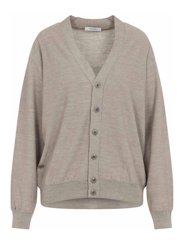 LEMAIRE: cardigans - Relaxed Twisted Cardigan