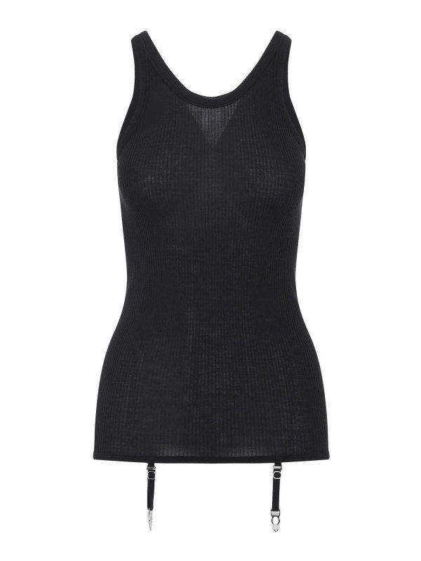 LEMAIRE: トップス＆タンクトップ - トップ/タンクトップ - 黒