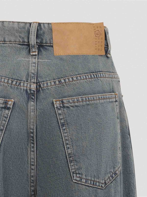 The Best Shops MM6 MAISON MARGIELA: bootcut jeans - Mm6 5 Pockets Jeans