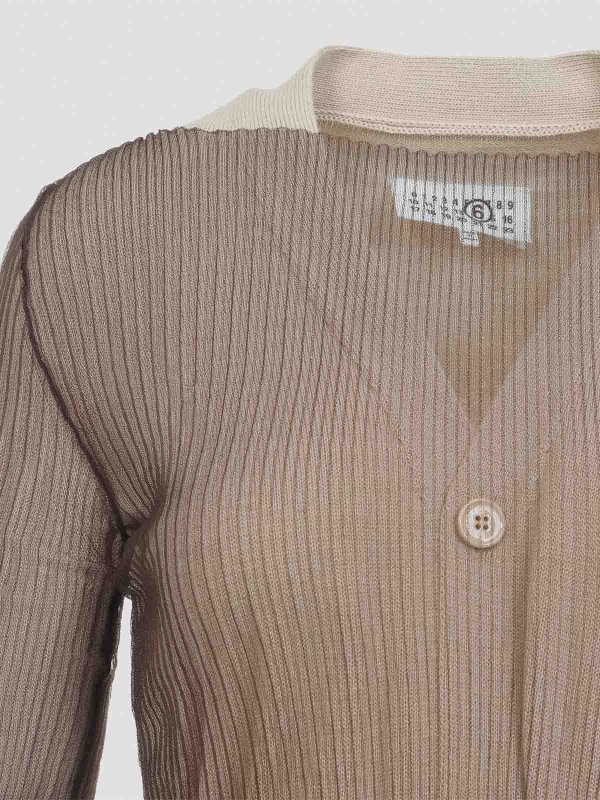The Best Shops MM6 MAISON MARGIELA: cardigans - Cardigan