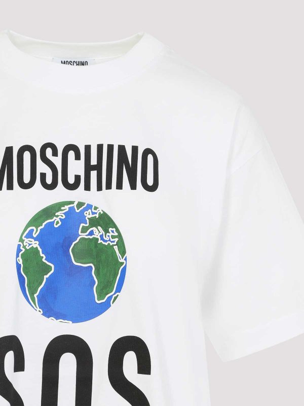 The Best Shops MOSCHINO: Tシャツ - Tシャツ - 白