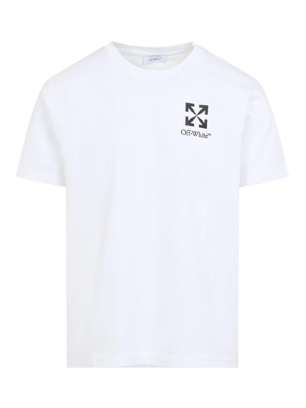 OFF-WHITE: t-shirts - Off White Small Arrow Slim T-Shirt