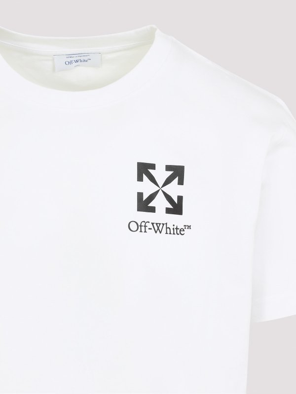 The Best Shops OFF-WHITE: t-shirts - Off White Small Arrow Slim T-Shirt