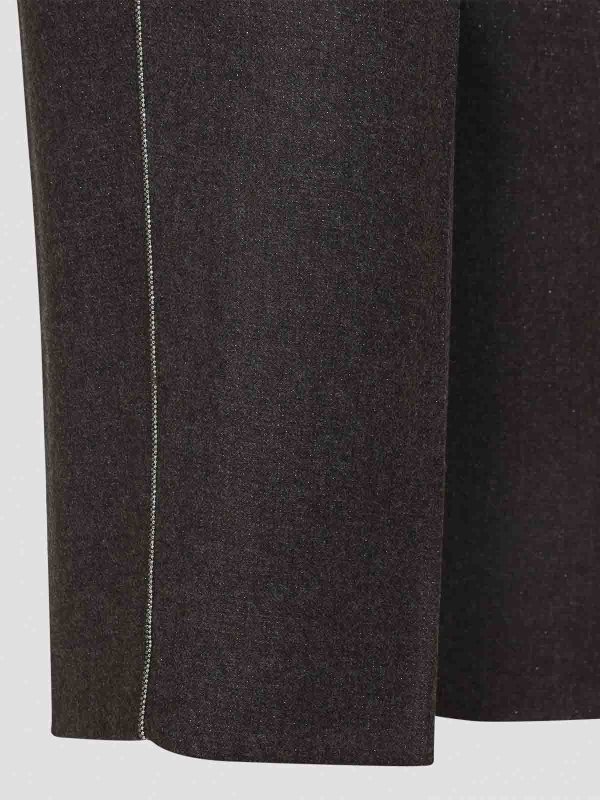 カジュアルパンツ - ブラウン shop online: PESERICO