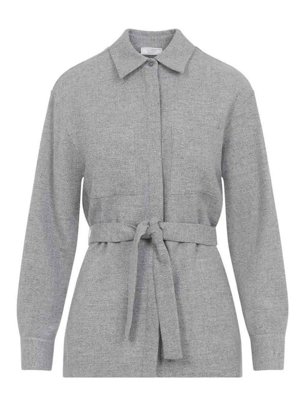 PESERICO: Chemises - Chemise - Gris