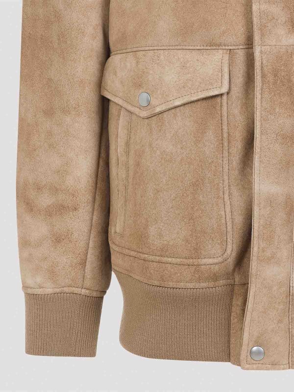 The Best Shops PRADA: leather jacket - Leather Jacket