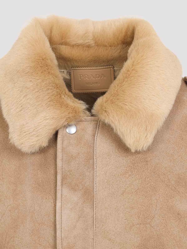 Leather Jacket shop online: PRADA